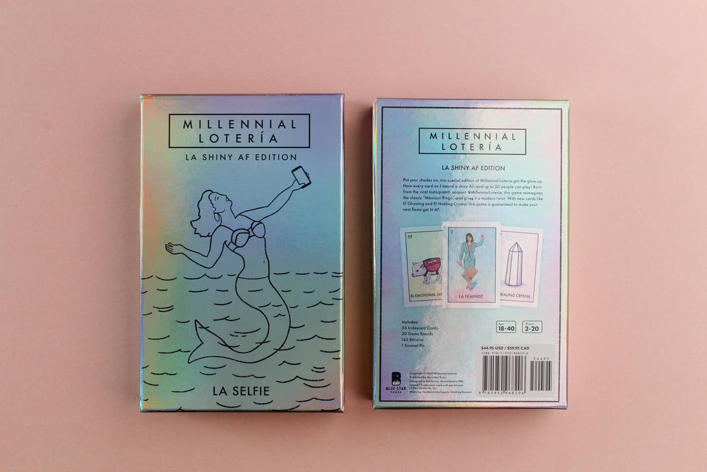 Millennial Loteria Board Game: La Shiny AF Edition