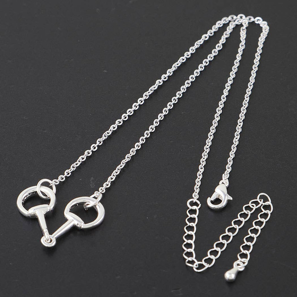 Modern Horseshoe Toggle Chain Necklace