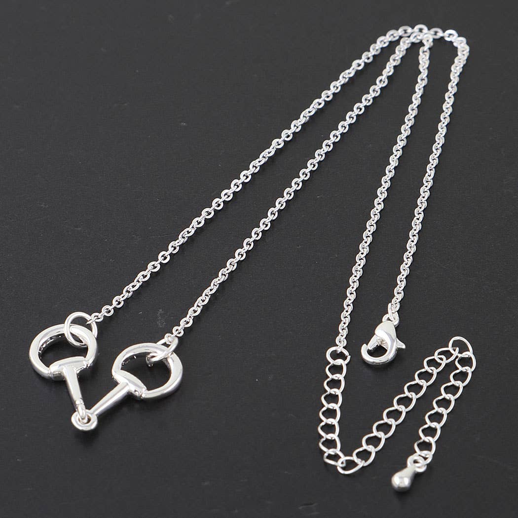Modern Horseshoe Toggle Chain Necklace