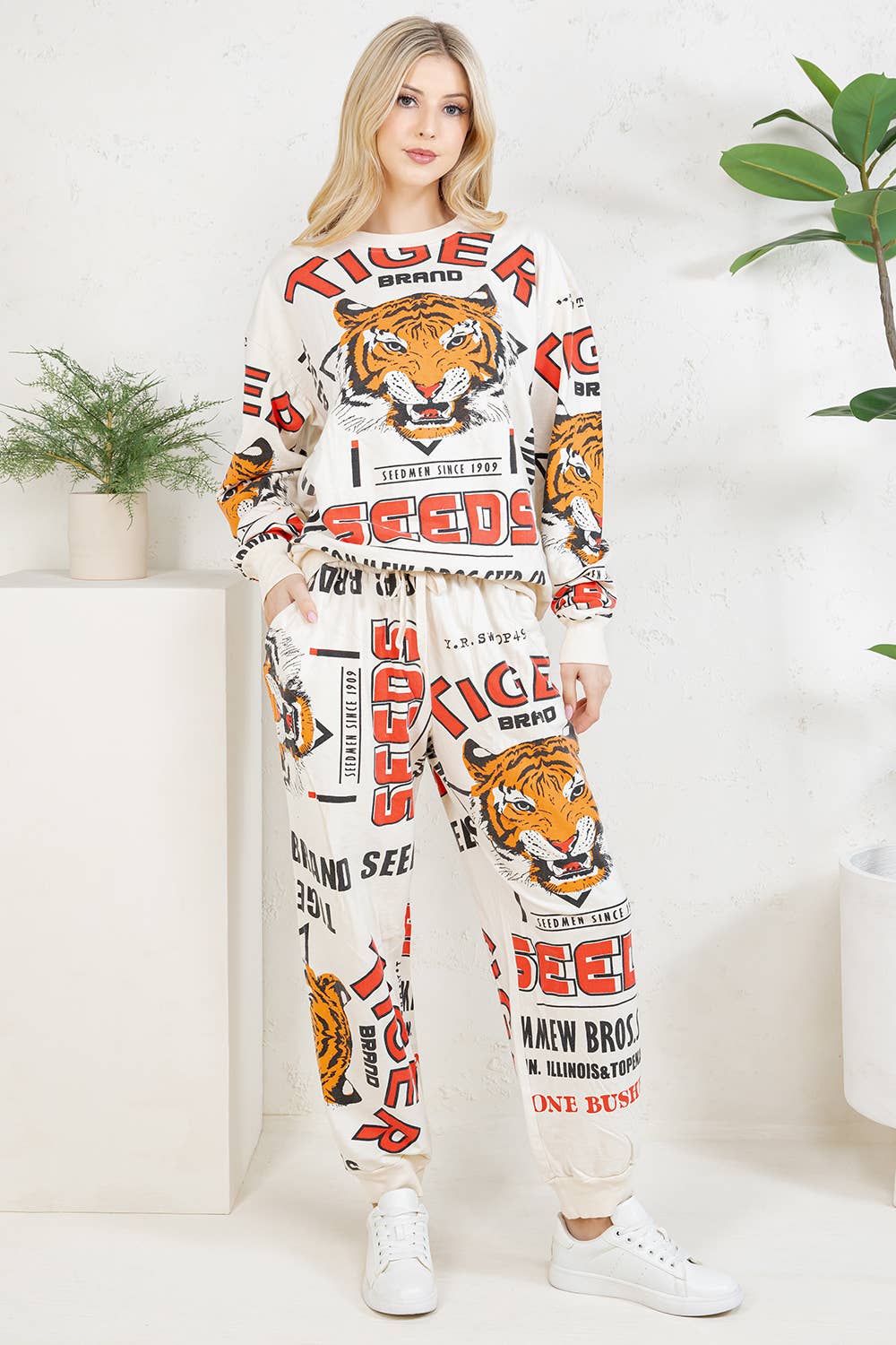 TIGER - COTTON SWEATSHIRT