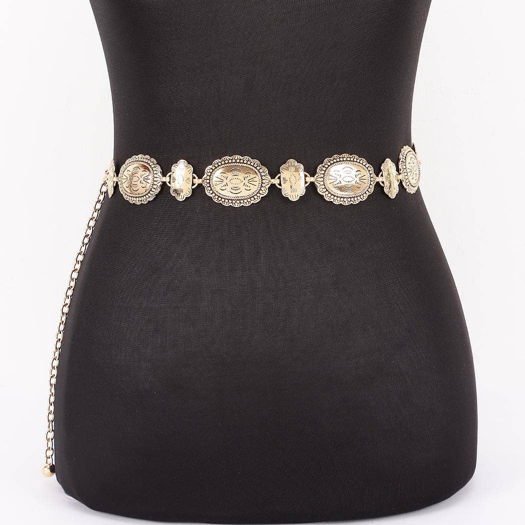 Vintage Metal Chain Belt