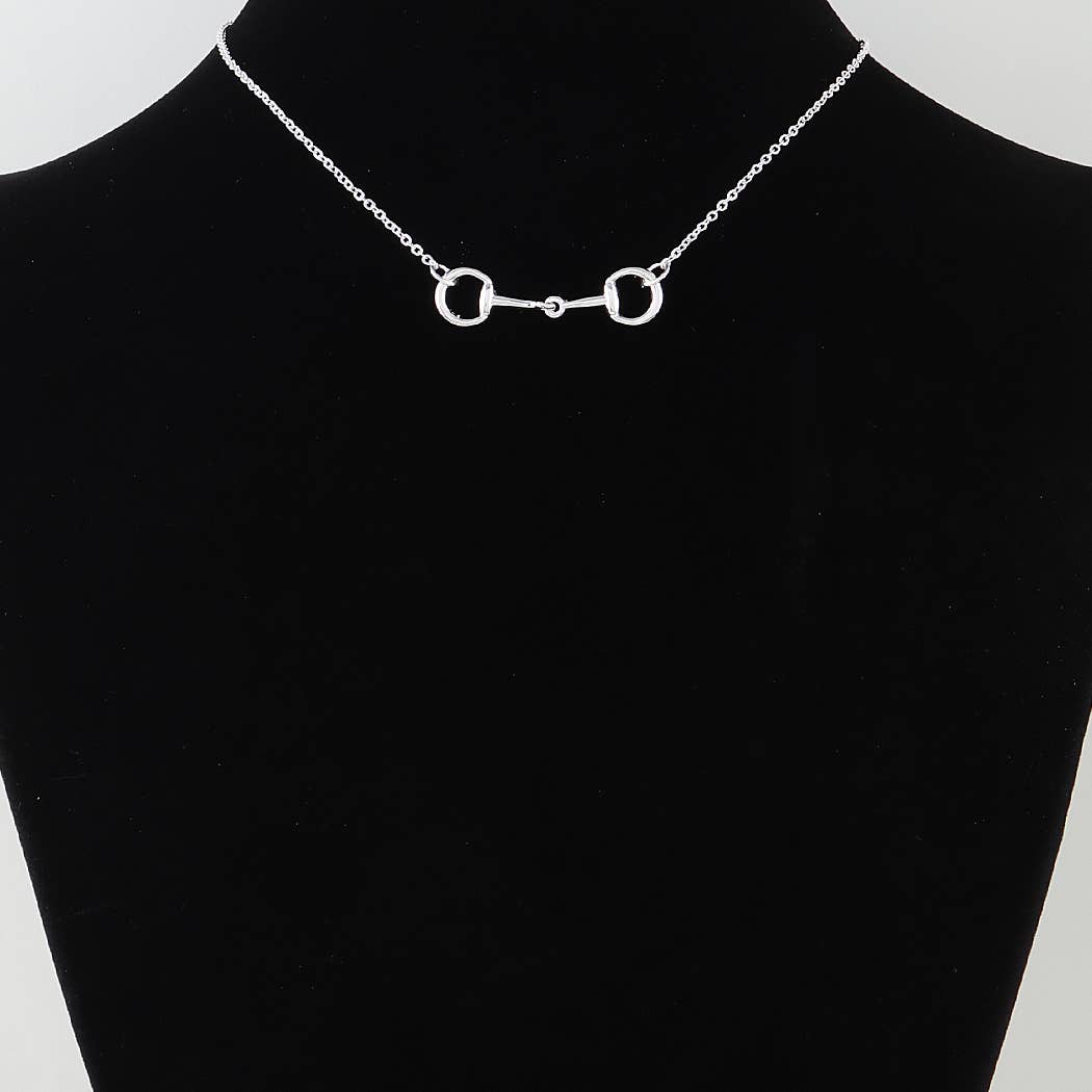 Modern Horseshoe Toggle Chain Necklace