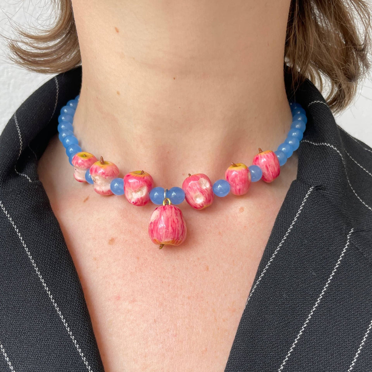 Fruit Statement Beaded Necklace Bracelet