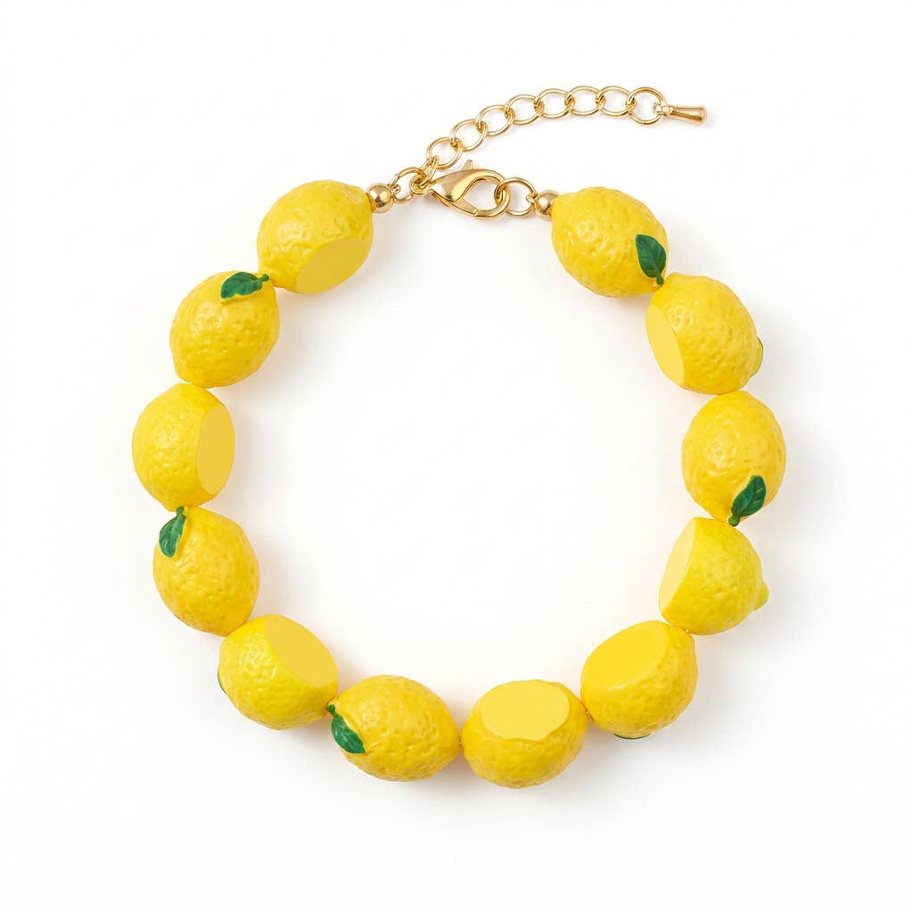 Fruit Statement Beaded Necklace Bracelet