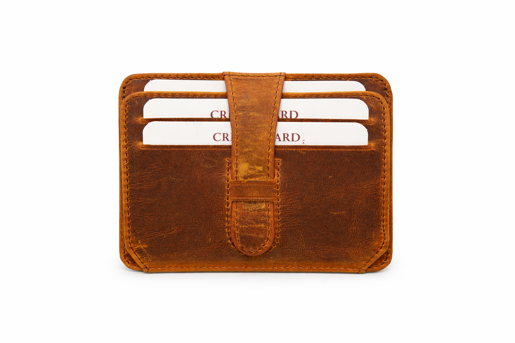 Helios Handcrafted Genuine Leather Cardholder