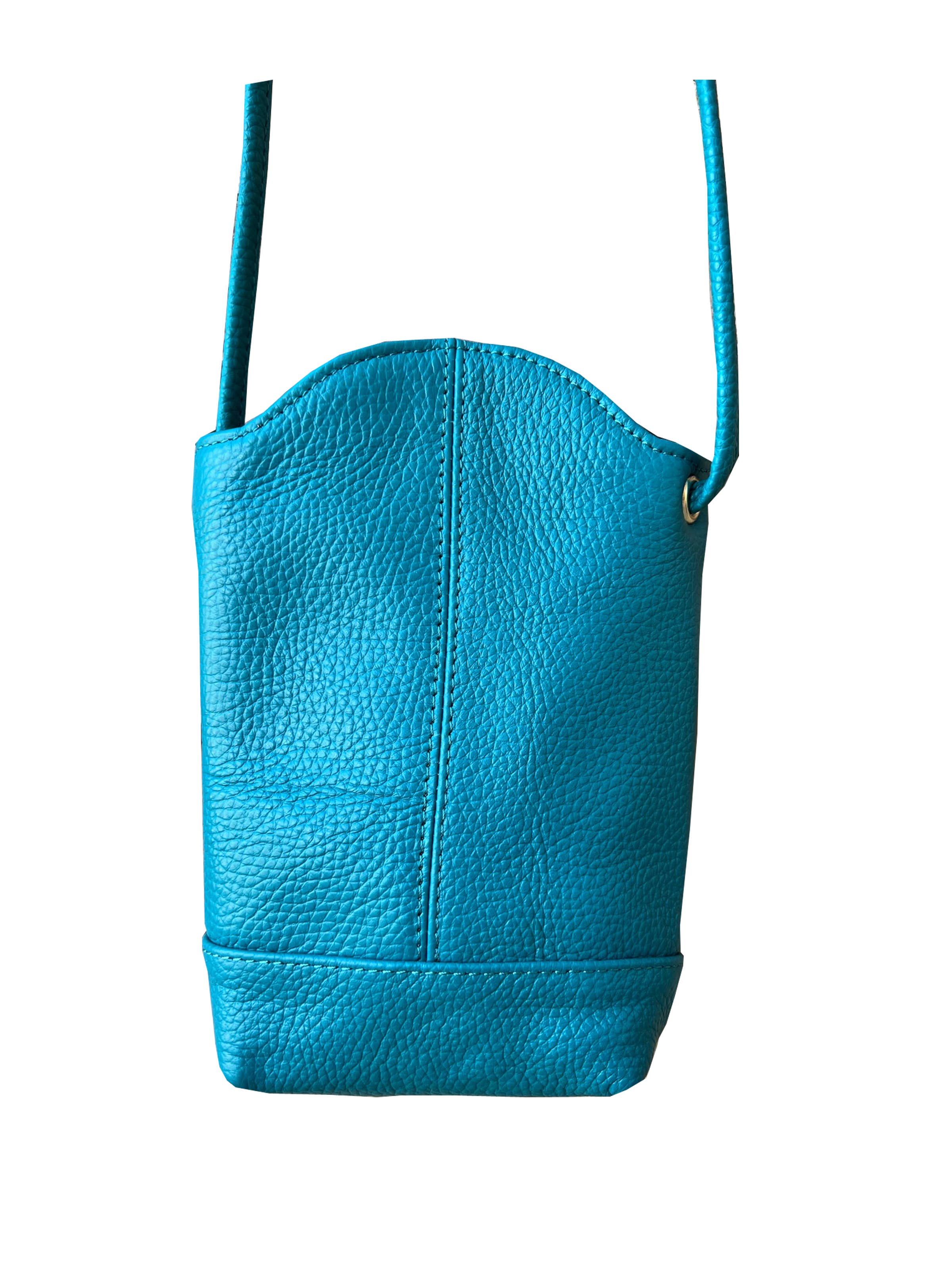 W012 cowhide leather small crossbody for phone