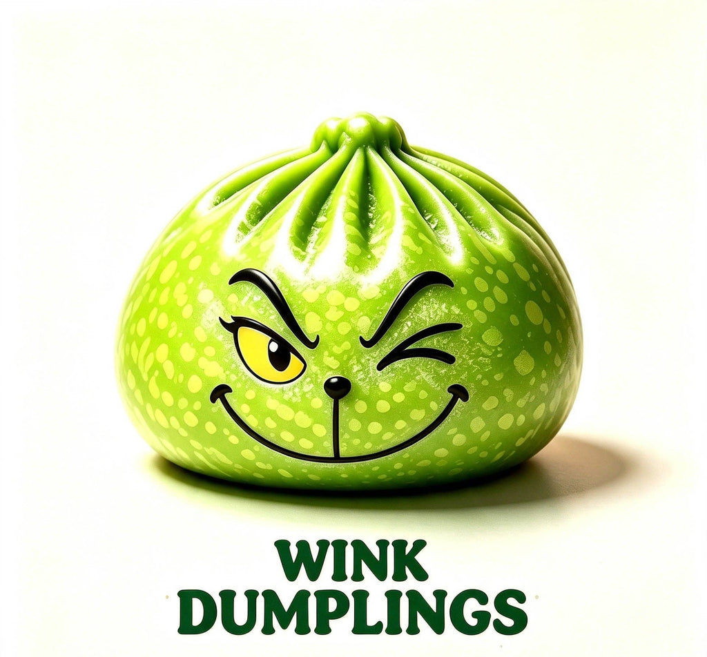 Green Holiday Character Mini Dumpling TPR Squishy