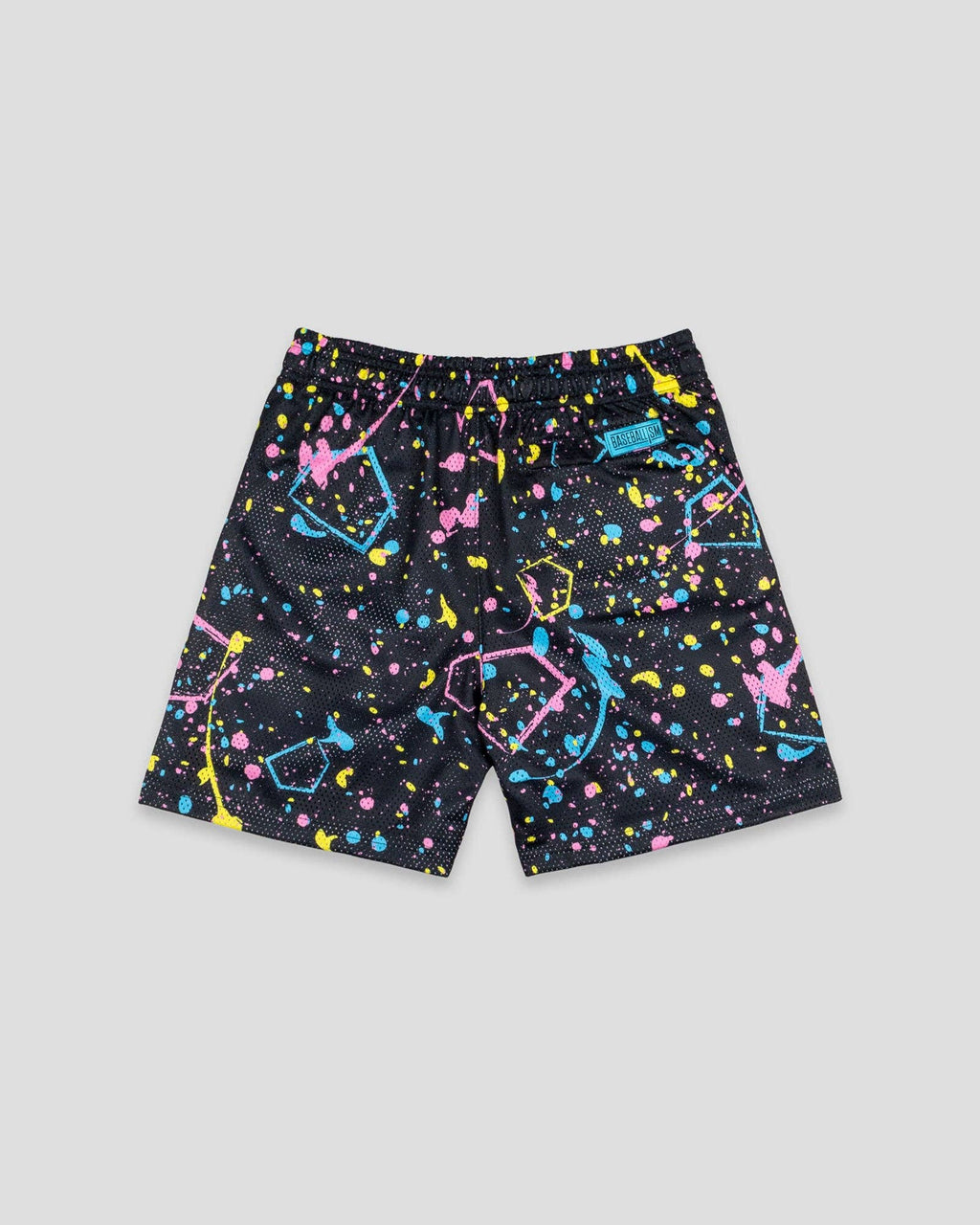 Pitchers That Paint Diamond Pro Mesh Shorts (Black) - Youth