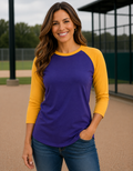 Adult 3/4 Sleeve Raglan Baseball Tee | 35+ Colors