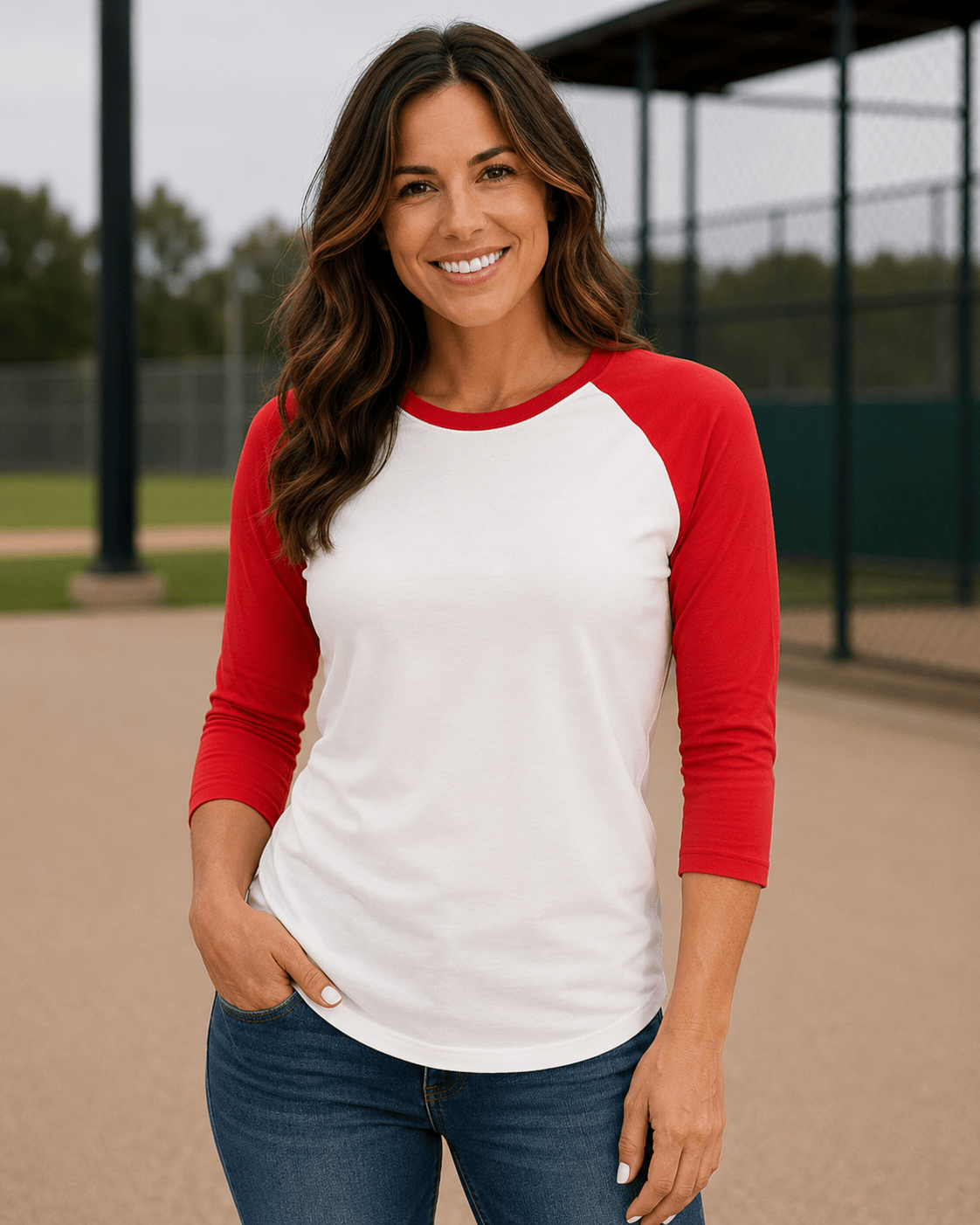 Adult 3/4 Sleeve Raglan Baseball Tee | 35+ Colors