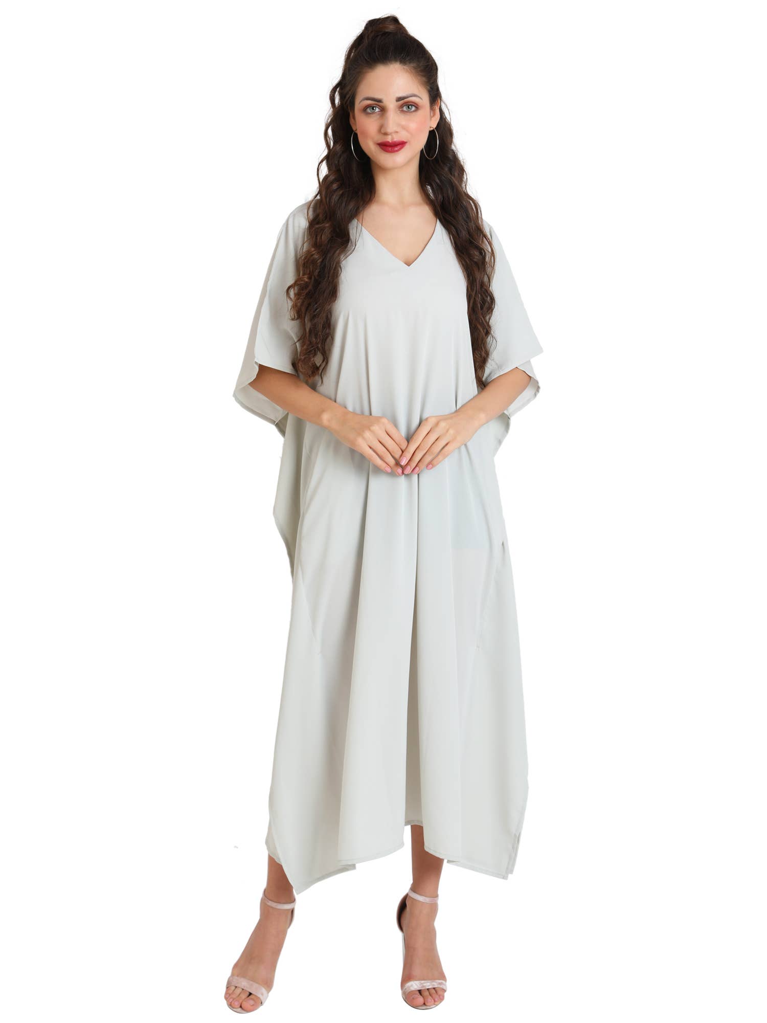 Women Long Kaftan Summer Caftan Dress 5 Colors 153 S-3XL