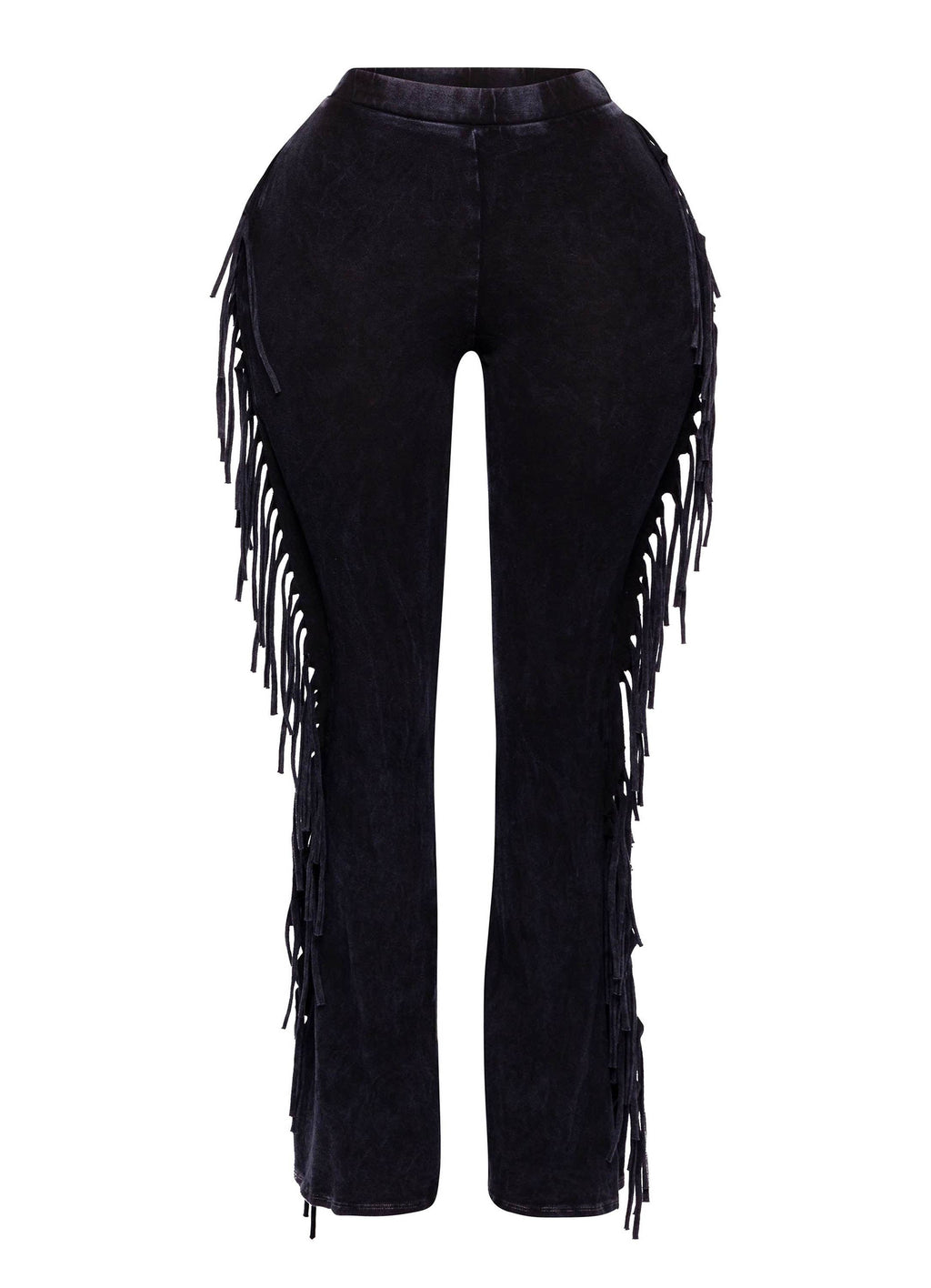 Fringe detailed pants