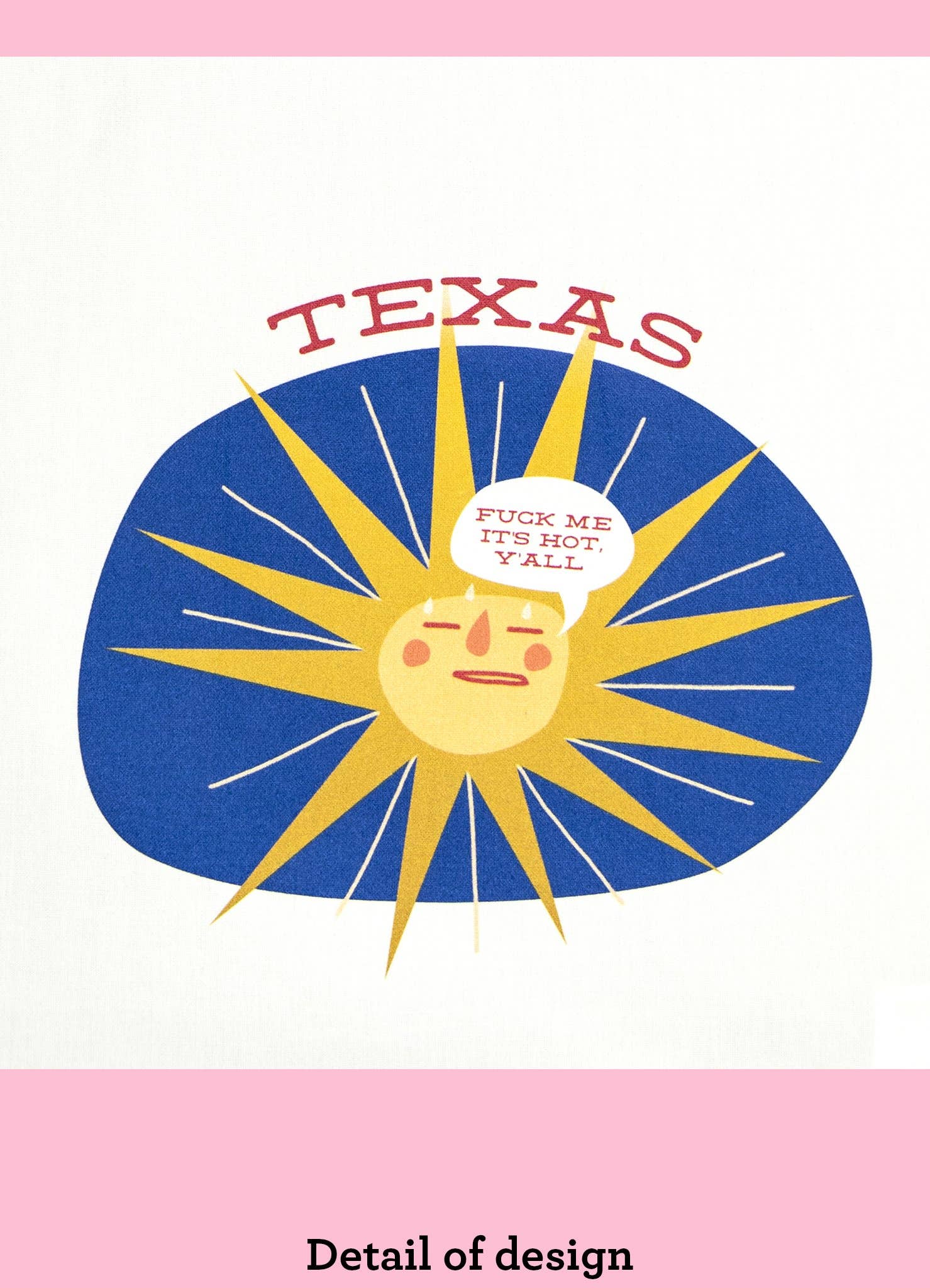 Texas - Fuck Me, It's Hot Y'all Dishtowel