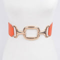 Metal Buckle Stretch Waist Belt