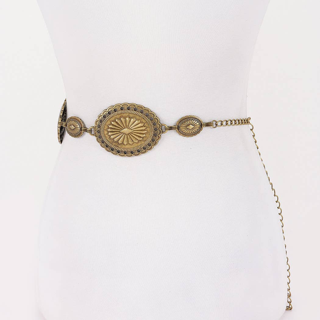 Vintage Metal Chain Belt