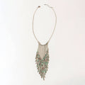 Northern Lights Necklace in Frosted Silver