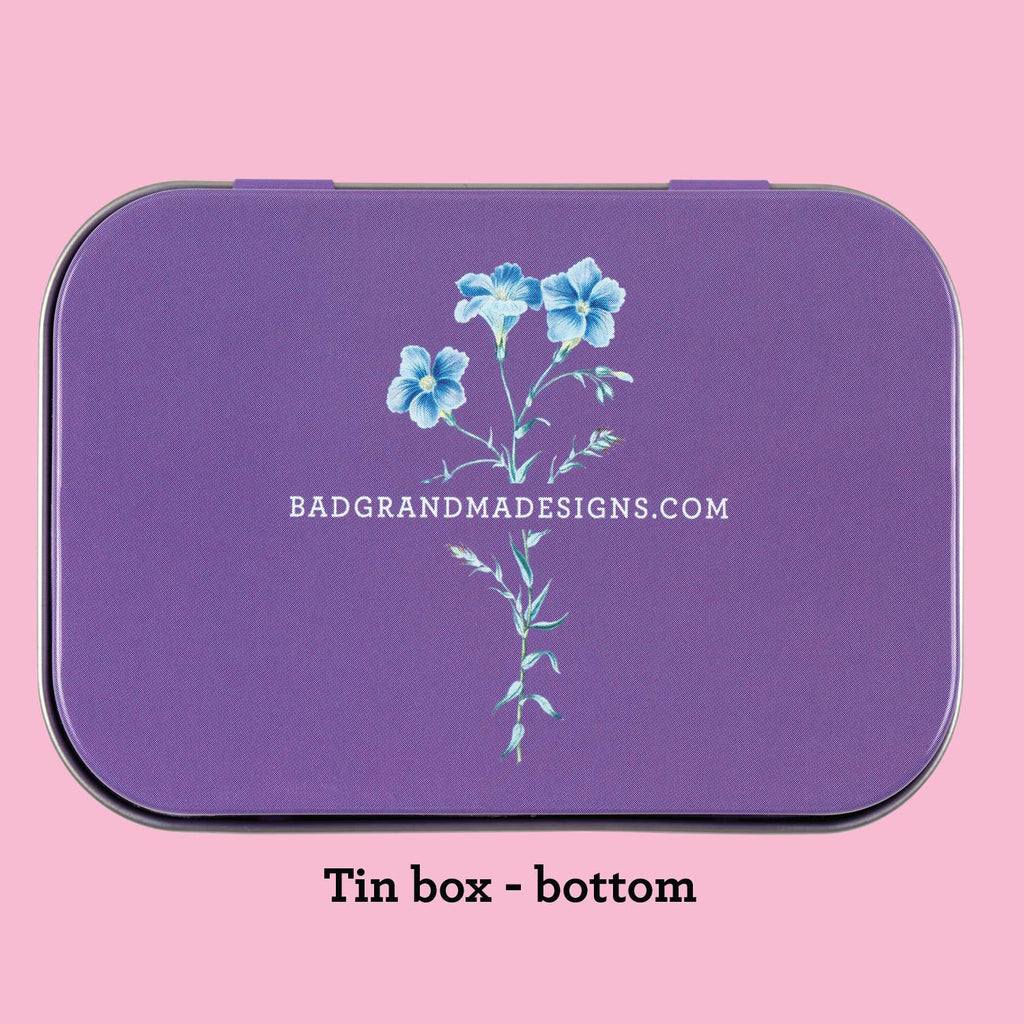 Keep the Fuck Out stash tin - purse-size food-safe tin box