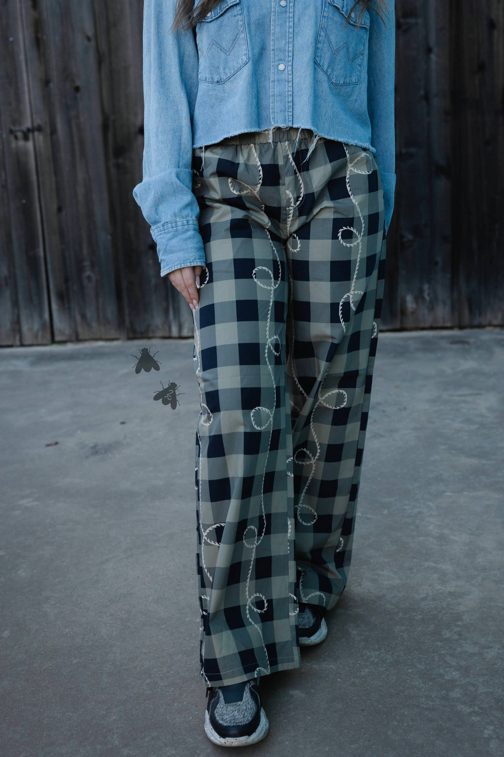 OFF THA TRACK *ROPEY GINGHAM