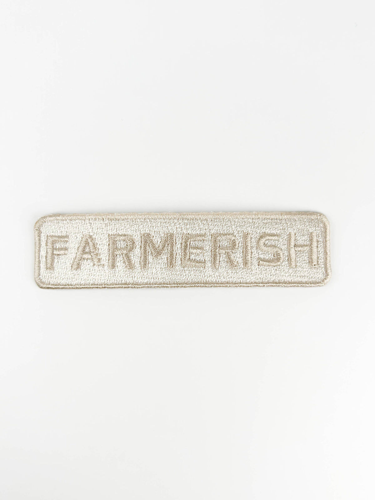 Farmerish Embroidered Iron-On Patch Homesteader Farm Garden