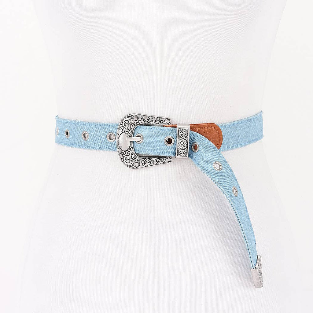 Denim Multi Metal Buckle
