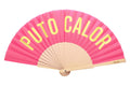 Pink and Yellow “Fucking Heat” Fan