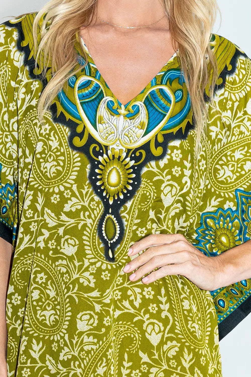 Women Long Kaftan Summer Caftan Dress, 4 Colors S-3XL, 101