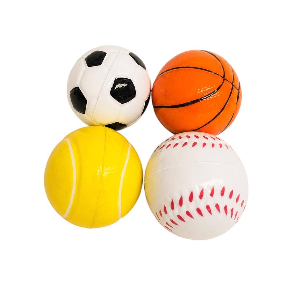 12PCS - Sports Theme Bouncy Balls
