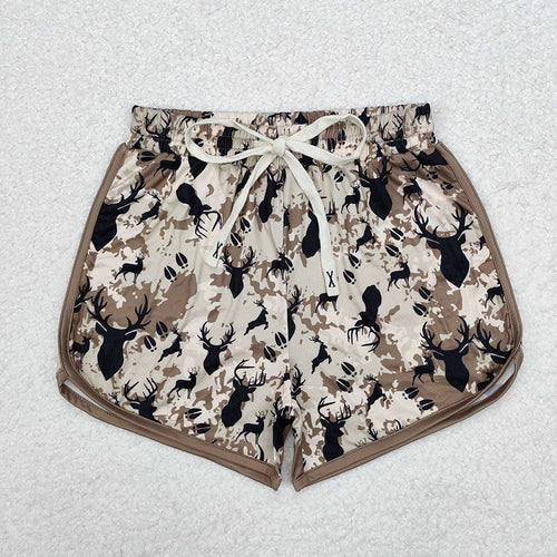 4 Colors Adult Women Summer Sports Camouflage Shorts Bottoms