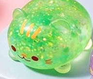 SMALL GLITTER SUGAR CAT SQUISHY