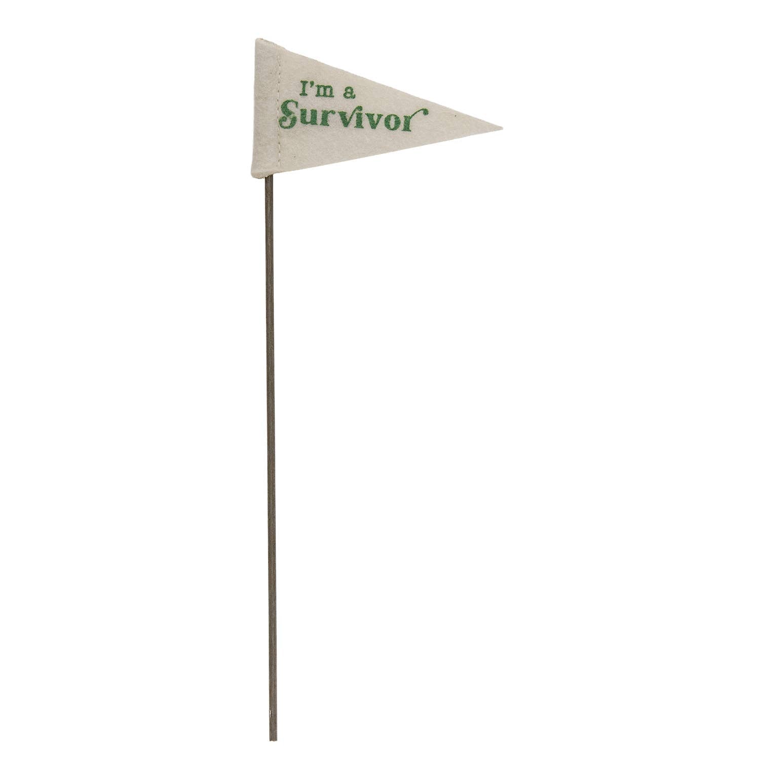 Felt Flag Plant Poke - 4 Assorted