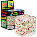 2" CHRISTMAS GLITTER CUBE SQUISHY