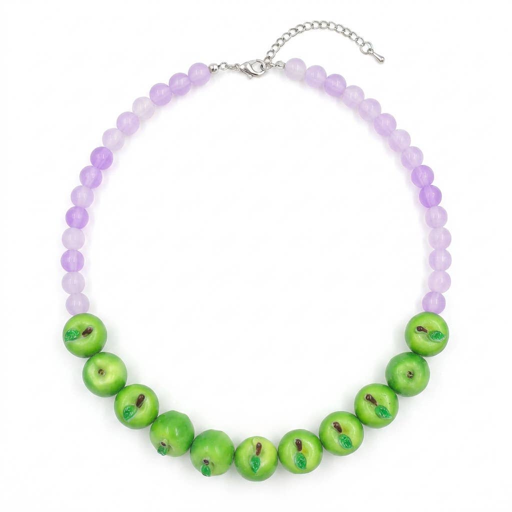 Fruit Statement Beaded Necklace Bracelet