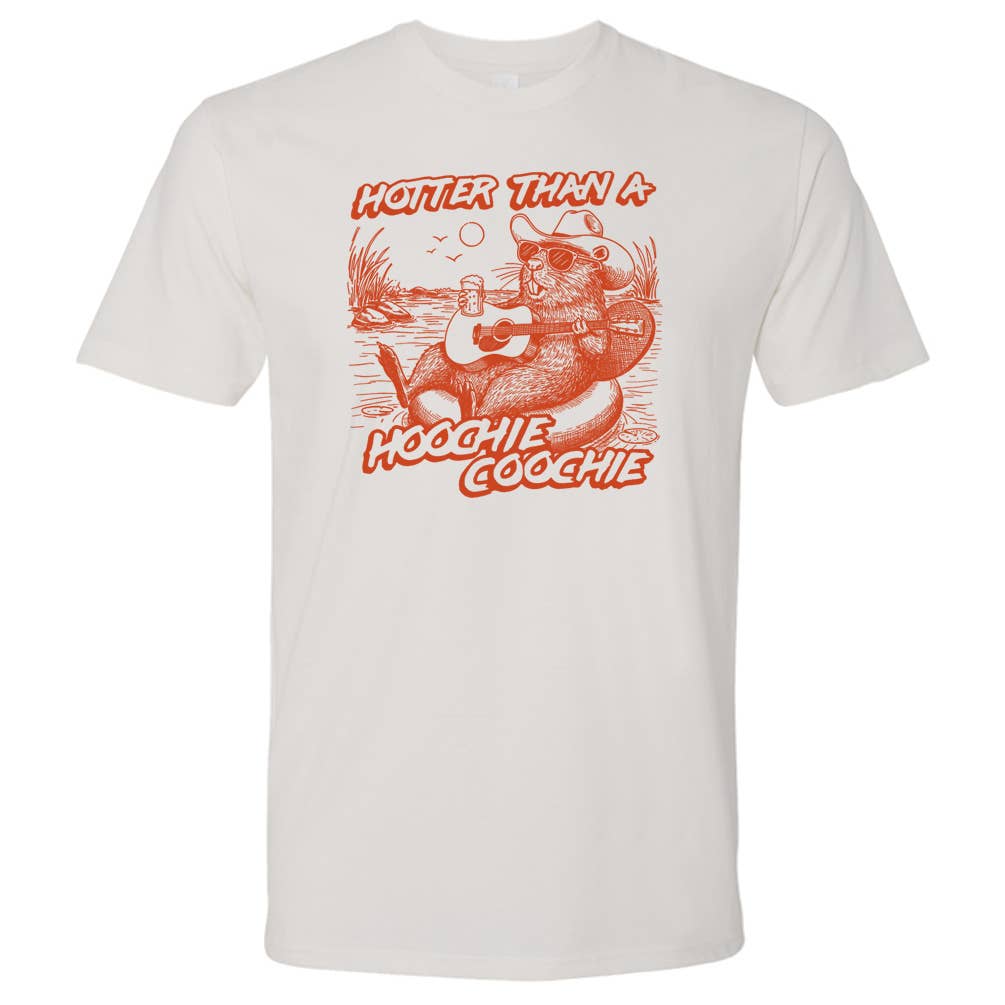 Beaver Shirt Hotter Than a Hoochie Coochie Lake Beach Theme