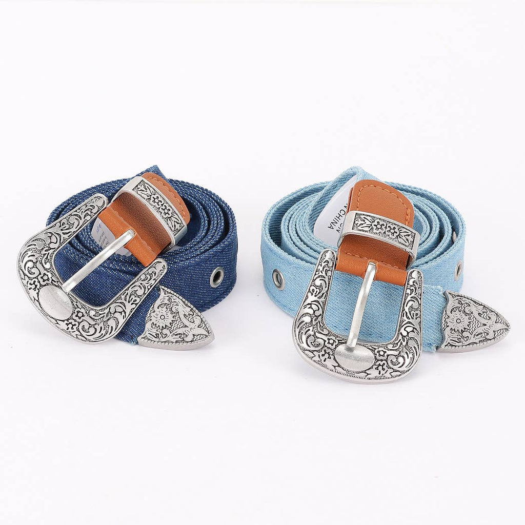 Denim Multi Metal Buckle