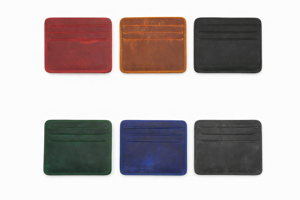 Helios Handcrafted Genuine Leather Cardholder