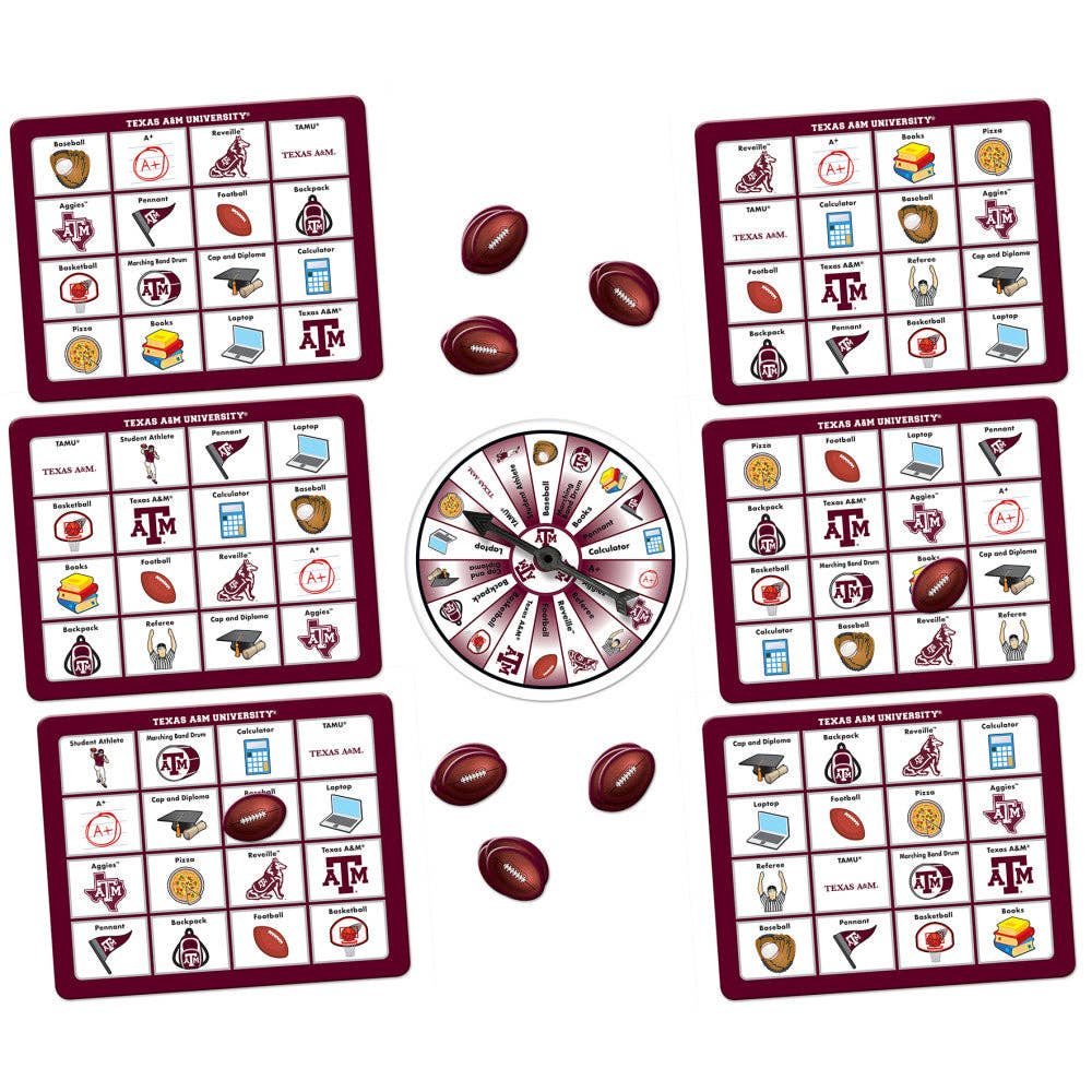 Texas A&M Aggies NCAA Bingo Game