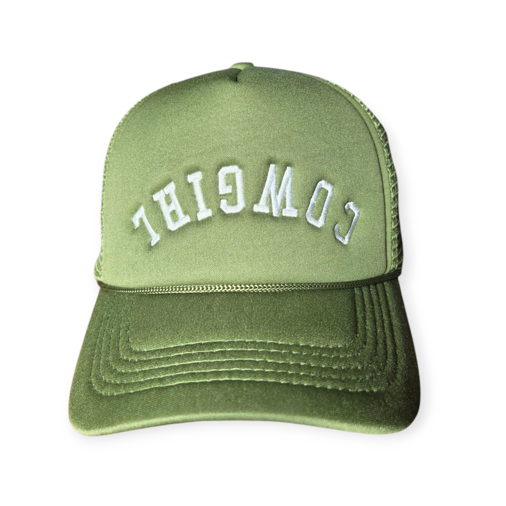 Cowgirl Upside Down Trucker Hat