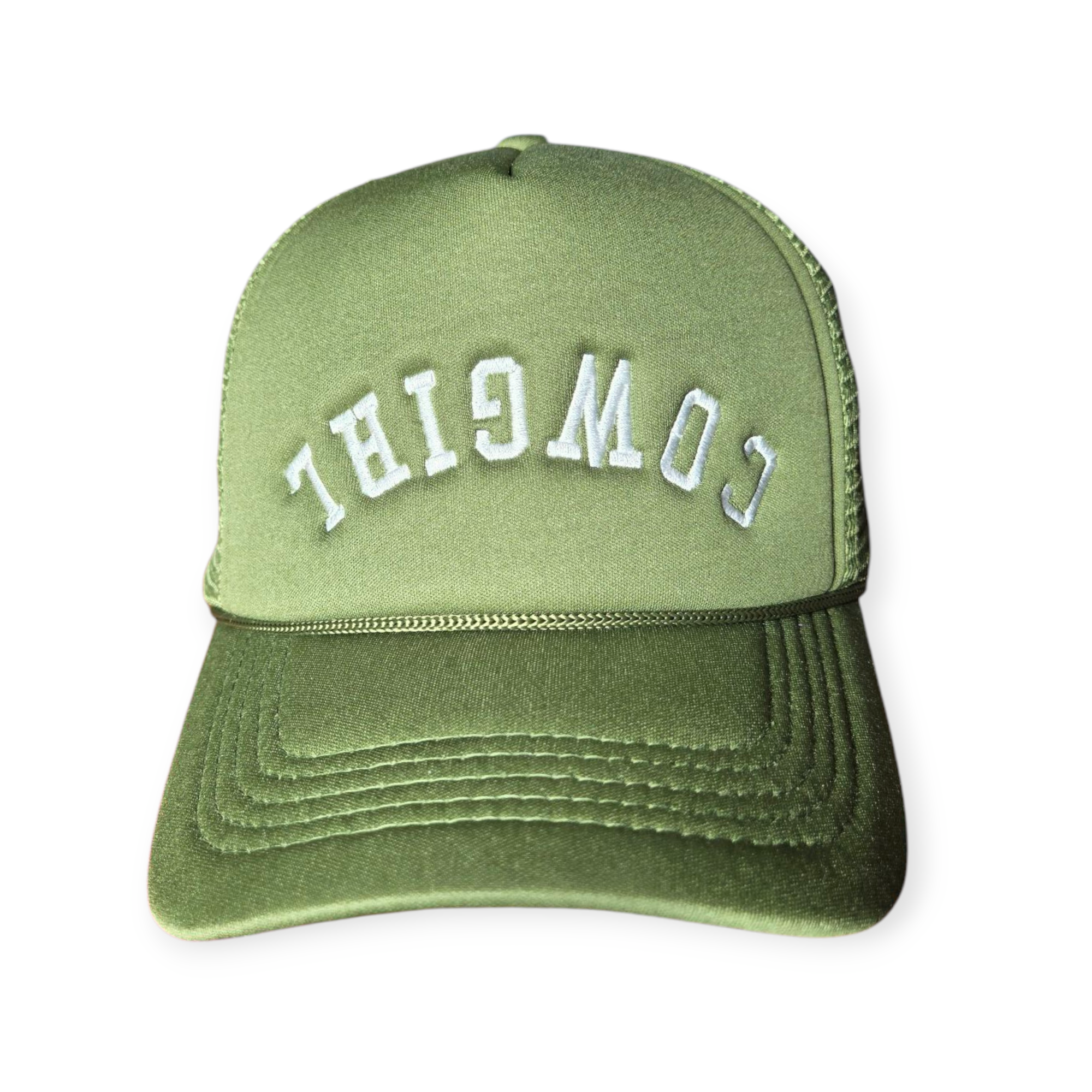 Cowgirl Upside Down Trucker Hat