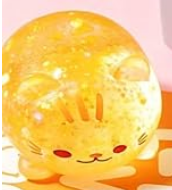 SMALL GLITTER SUGAR CAT SQUISHY