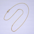 BLOWOUT 17.5"/20" Gold Plated 1.8mm Cable Chain Necklace