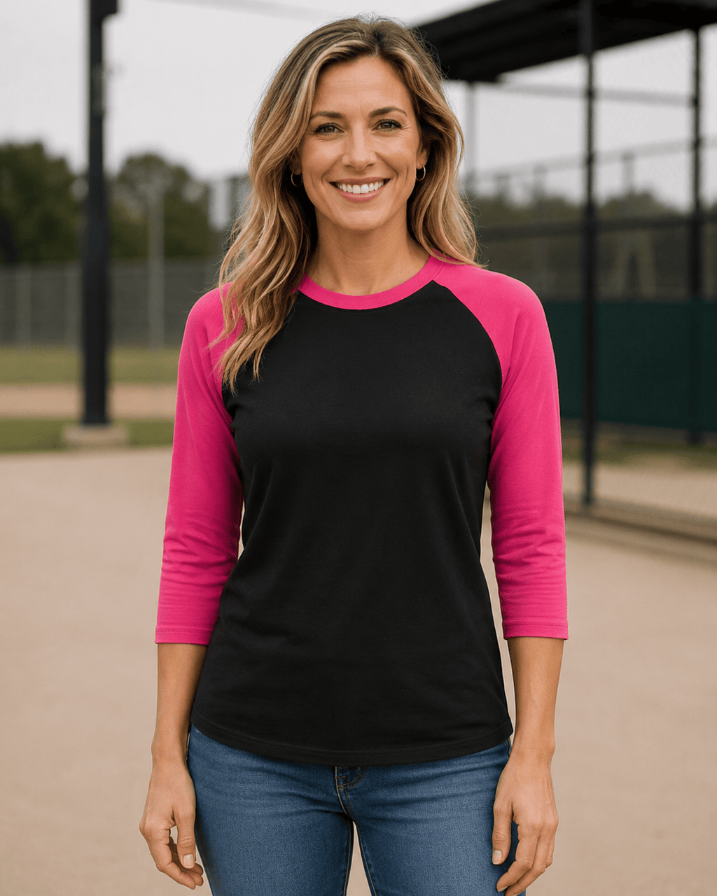 Adult 3/4 Sleeve Raglan Baseball Tee | 35+ Colors
