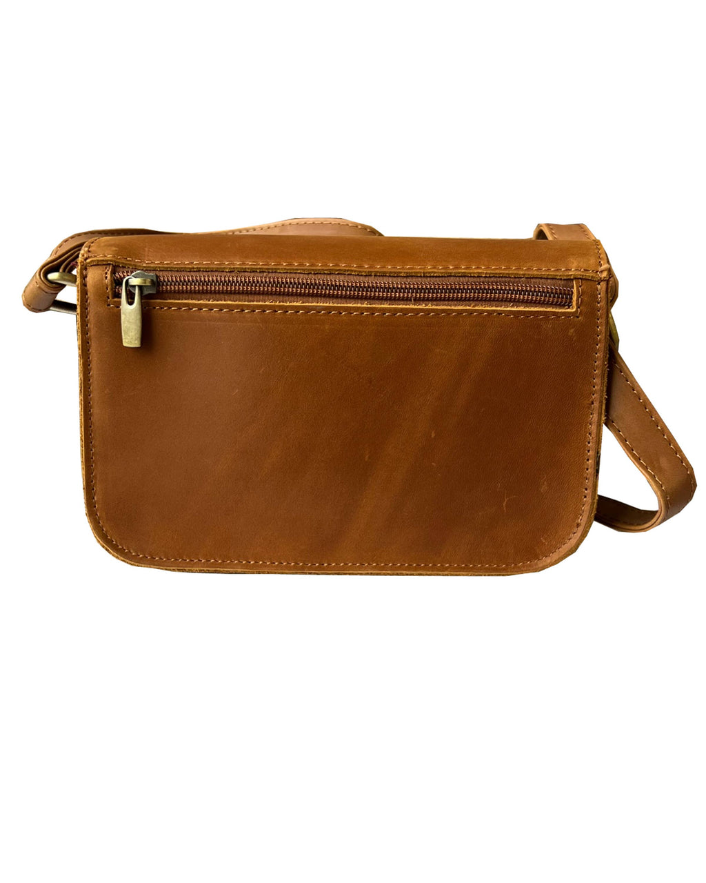W025 crazy horse genuine leather crossbody