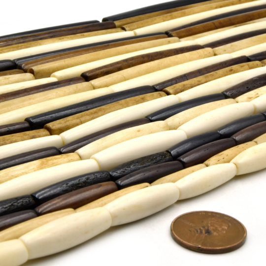 Bone Beads | Ox Bone Tube Beads | Boho Bone Beads
