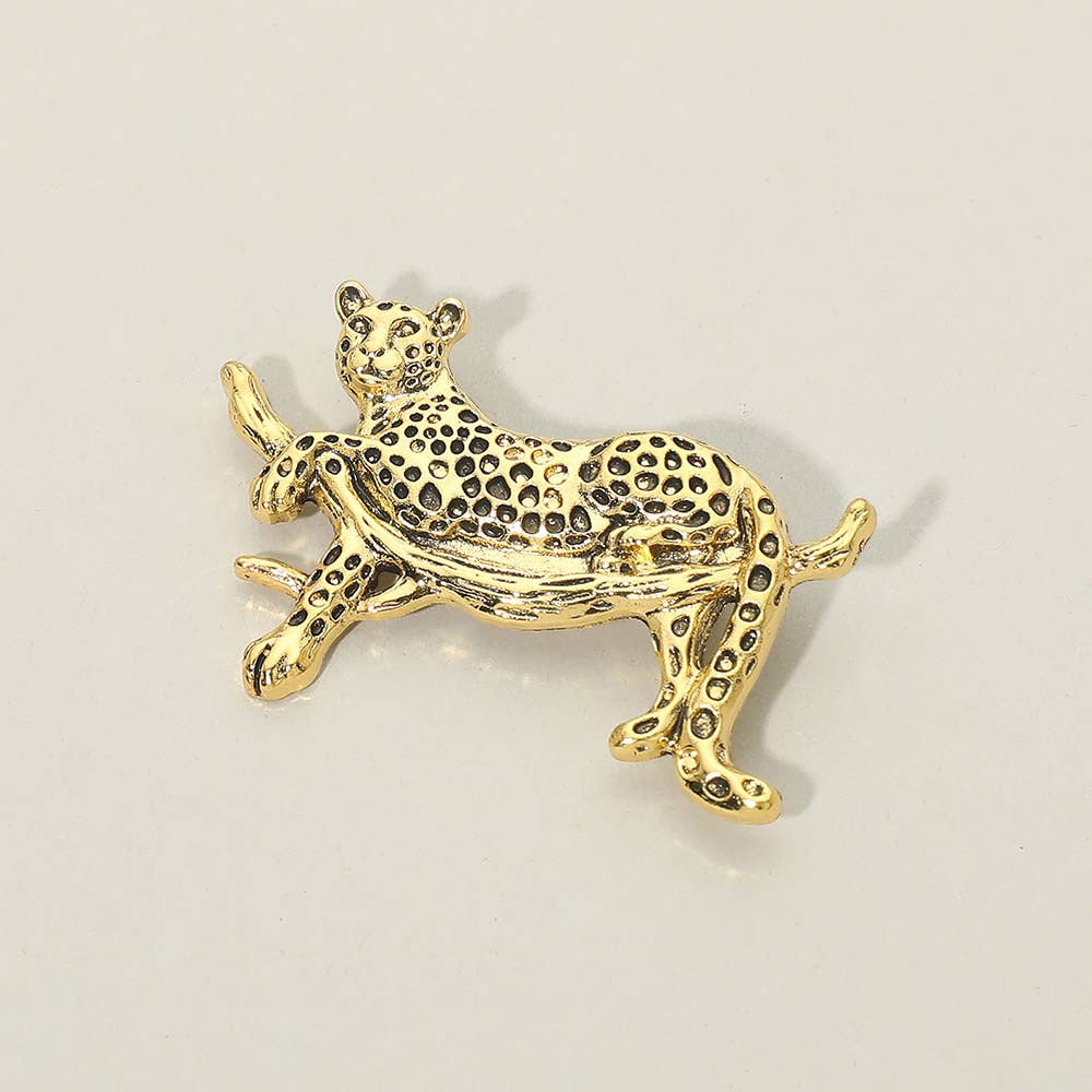 12PCS - Leopard Pin Brooches