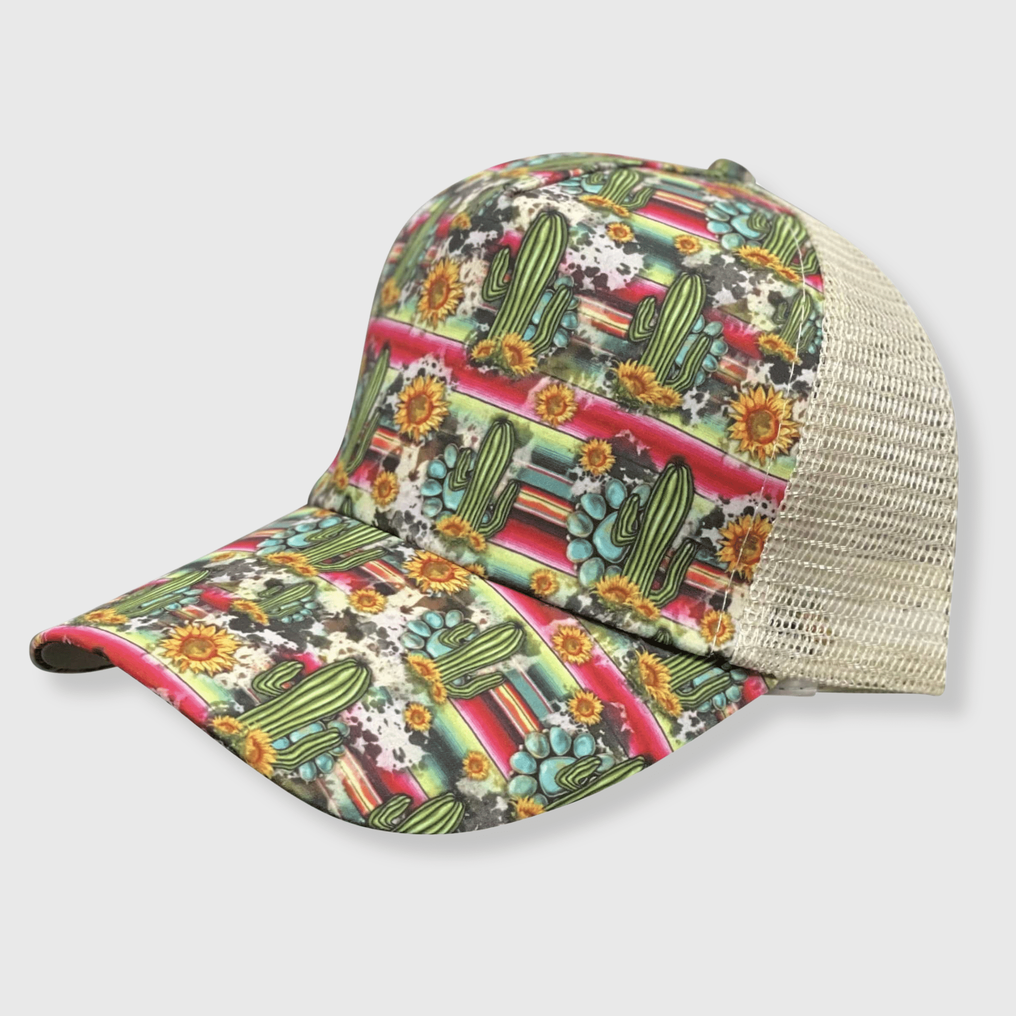 Cactus Serape Sunflower Cap