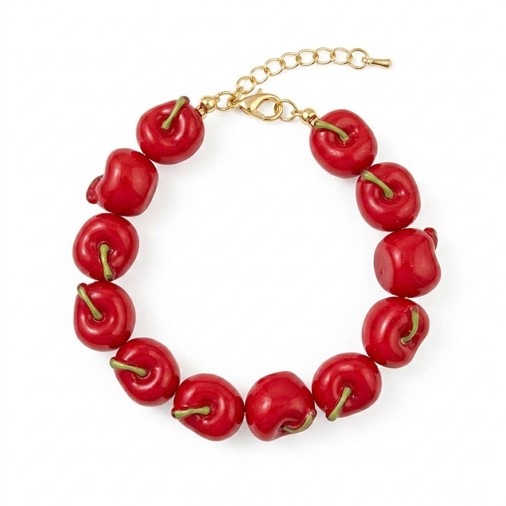 Fruit Statement Beaded Necklace Bracelet
