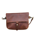 W022S crazy horse genuine leather crossbody