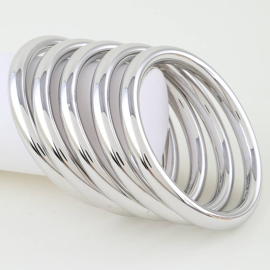 Multi Shiny Bangle Bracelet