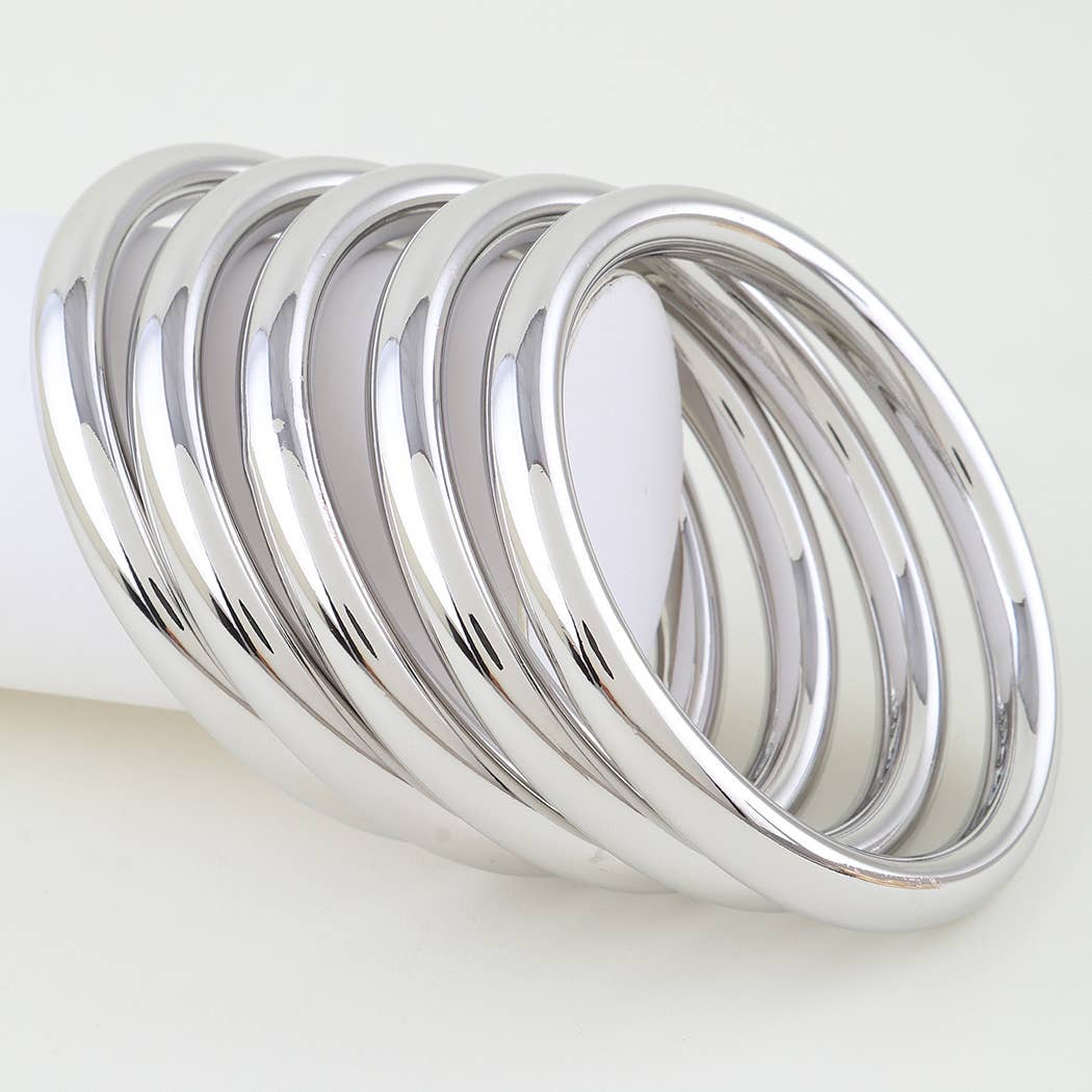 Multi Shiny Bangle Bracelet