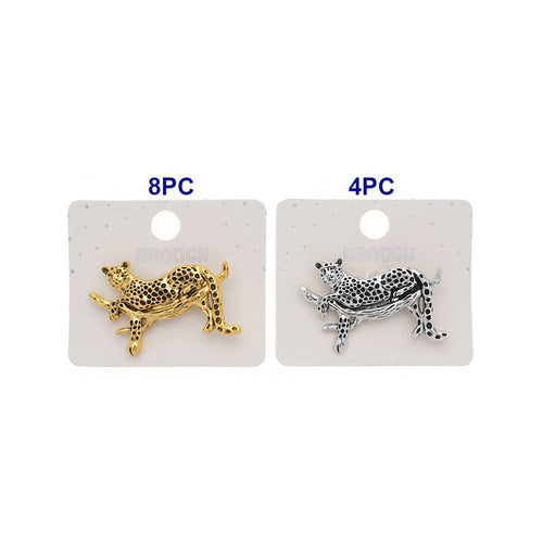 12PCS - Leopard Pin Brooches